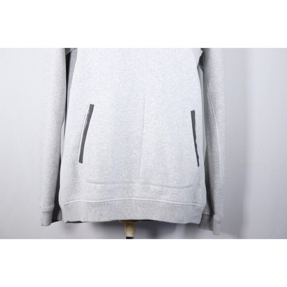 Lululemon Womens Medium Heather Gray Turtleneck Pullover Sweatshirt Long Sleeve - Picture 6 of 9